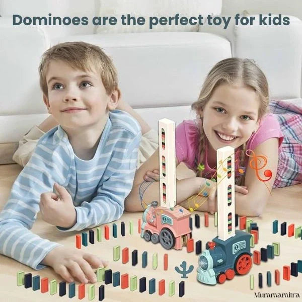 BlockChase – Race, Set, Domino | Instant Chain Reactions | Perfect for Little Hands
