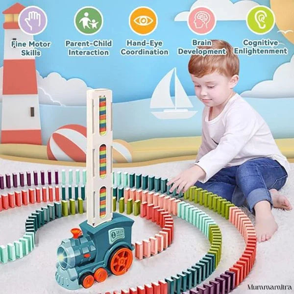BlockChase – Race, Set, Domino | Instant Chain Reactions | Perfect for Little Hands