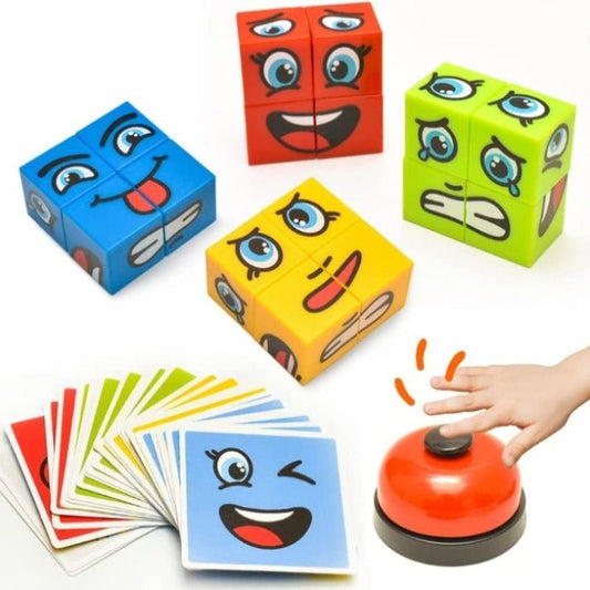 Emoji Expressions Matching Cube Game ( with bell )