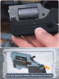 Alloy Switch Gun Toy (100 bullets)